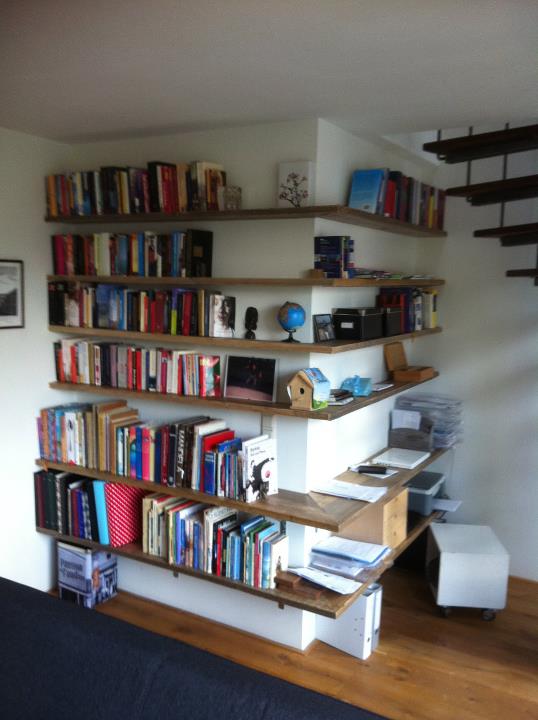 Boekenkast Steigerhout