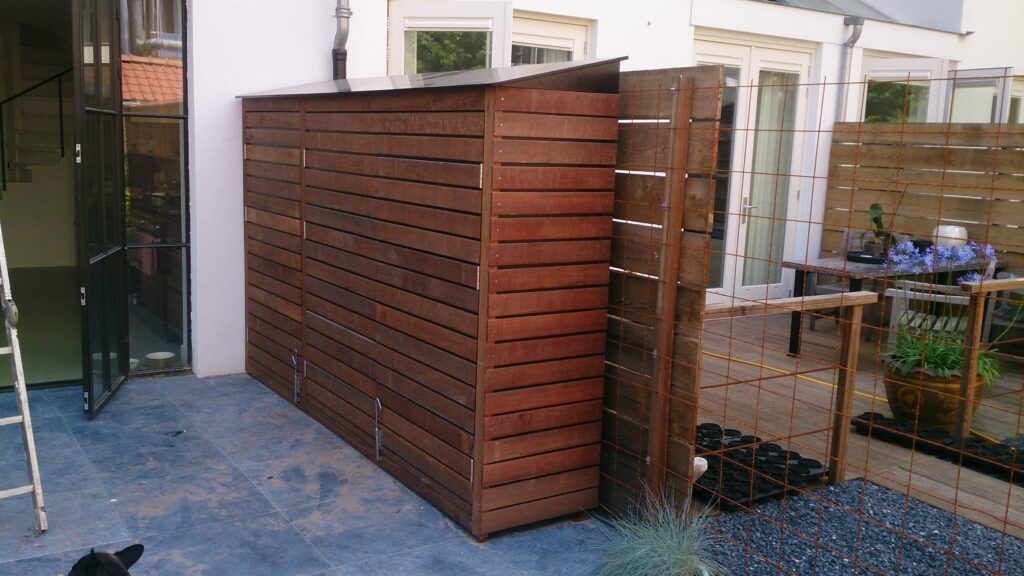 tuinmeubels op maat,tuin schuurtje op maat,hardhout op deuren,Amsterdam,maatwerk,Beer Hendriks,tuinkast op maat