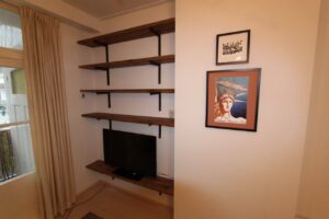 Planken steigerhout met gelaste hoeksteunen